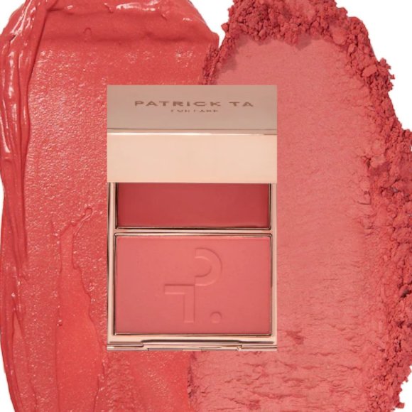 NIB ✅ Patrick Ta SHE'S THAT GIRL Double Take Duo Crème & Powder Blush ✨ NIB - Picture 2 of 10